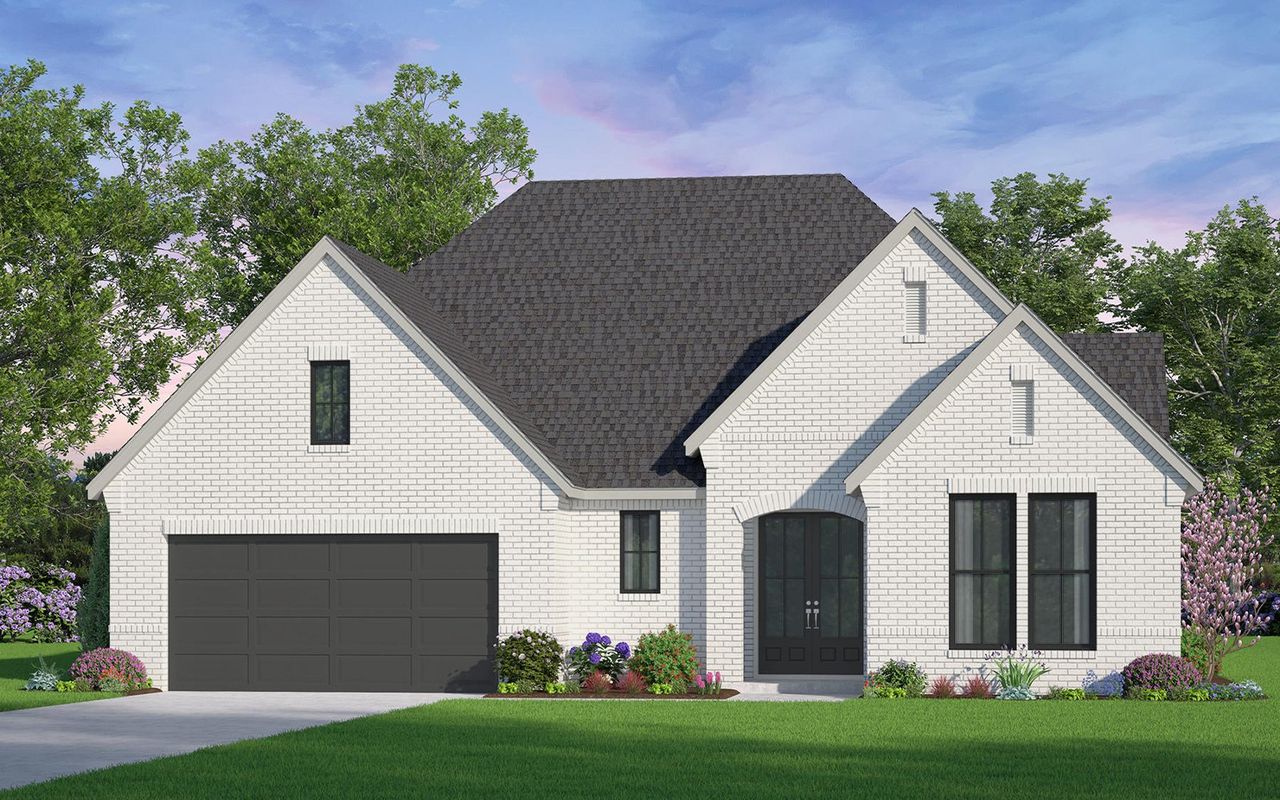 Representative exterior photo of a completed home built from the Cole by Brookfield Residential in Midline, Webster, TX (Image 2).