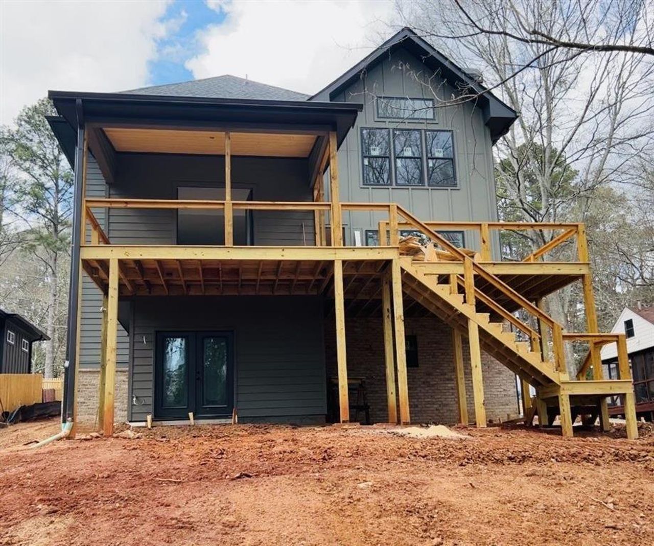 In-progress construction of a new home in , Decatur, GA (Image 2).