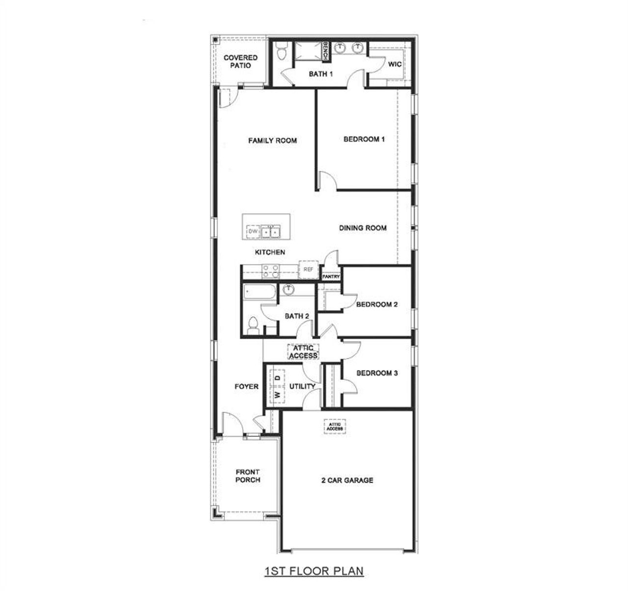 2D floor plan layout of this home in Winchester Crossing, Princeton, TX (Image 2). 2D floor plan layout of this home in Winchester Crossing, Princeton, TX (Image 2).