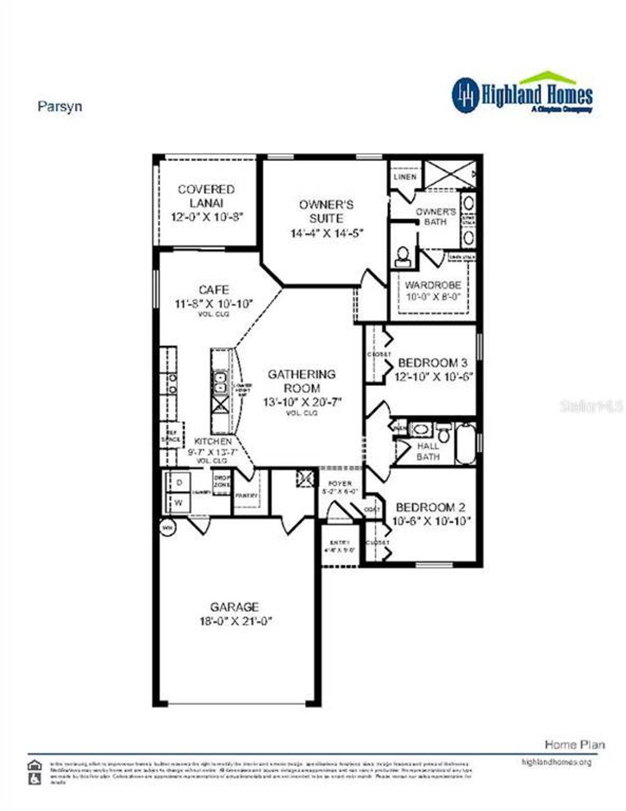 2D floor plan layout of this home in Sunridge Chase, Ruskin, FL (Image 2). 2D floor plan layout of this home in Sunridge Chase, Ruskin, FL (Image 2).