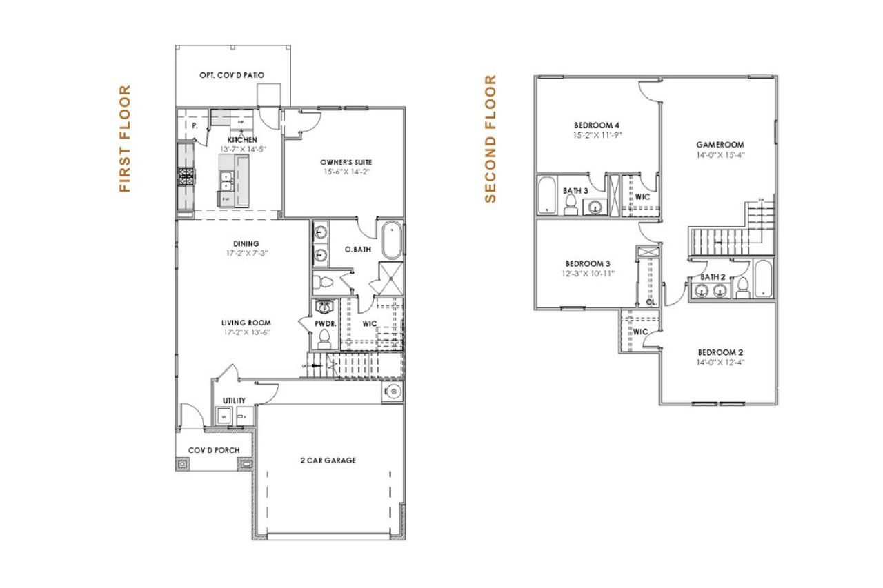 2D floor plan layout of this home in Glendale Lakes, Arcola, TX (Image 2). 2D floor plan layout of this home in Glendale Lakes, Arcola, TX (Image 2).