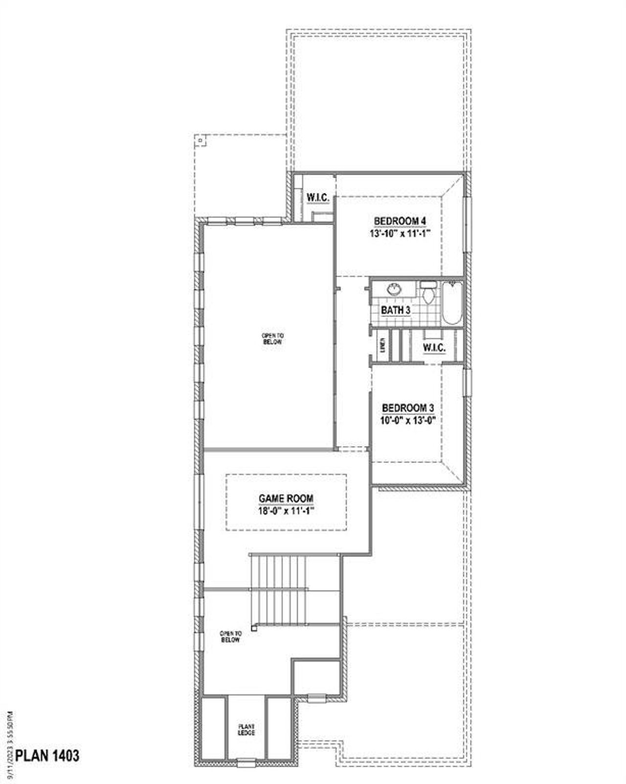 2nd Level Floor Plan