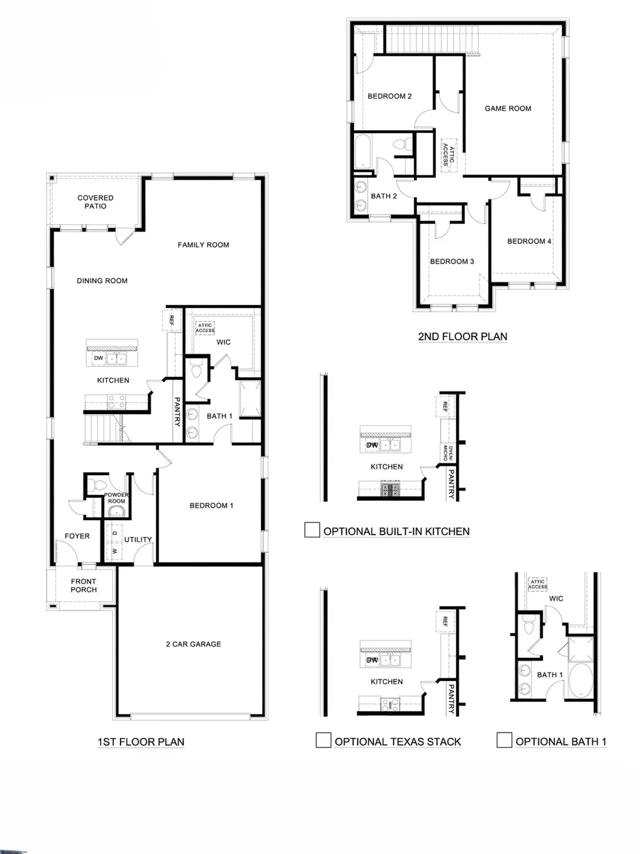 2D floor plan layout of this home in Royal Court, Little Elm, TX (Image 2). 2D floor plan layout of this home in Royal Court, Little Elm, TX (Image 2).