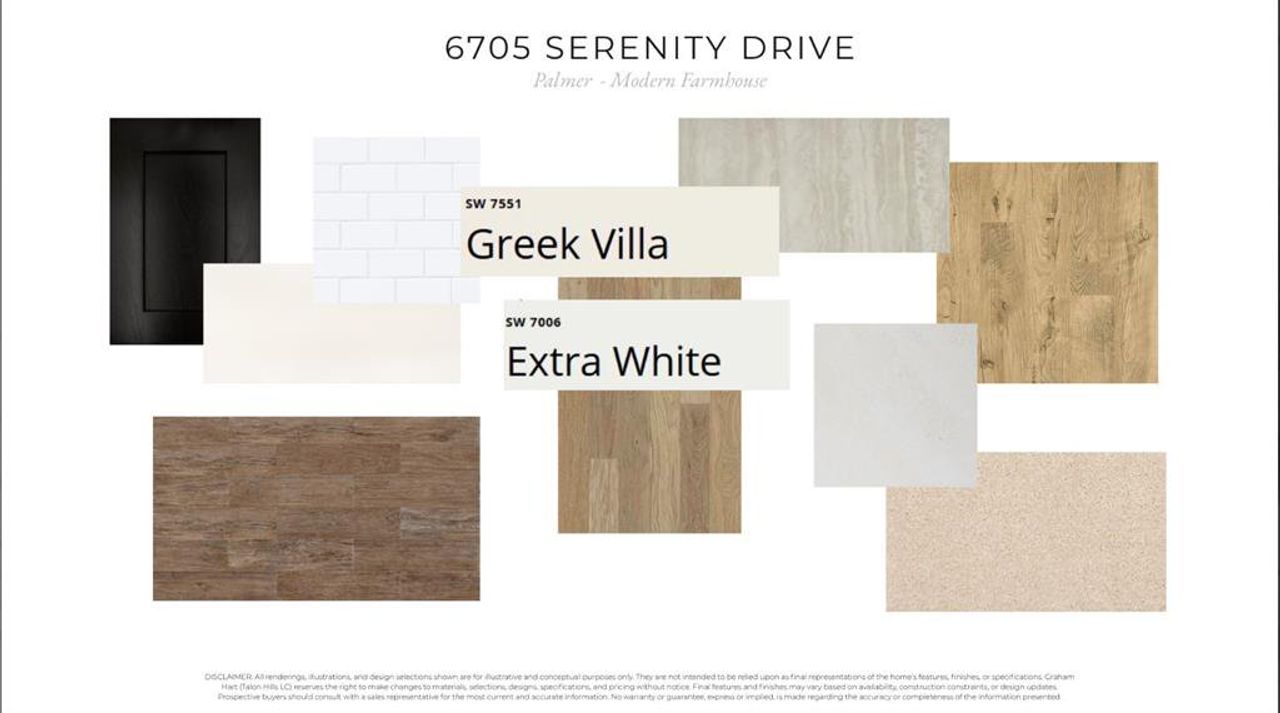 Sample of building materials used in homes in Meadow Lakes, Fort Worth (Image 2).