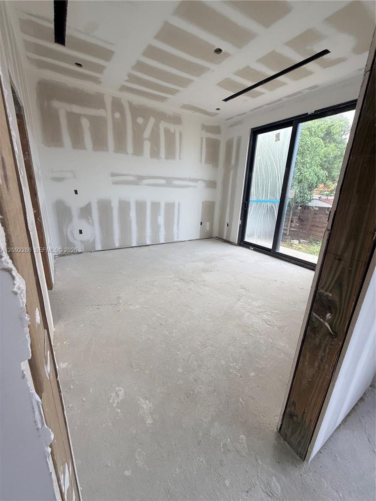 In-progress construction of a new home in , Miami, FL (Image 2).