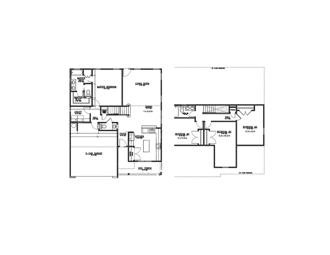 2D floor plan layout for the Haven by Alta Homes in Lexington Heights, Willis, TX (Image 2). 2D floor plan layout for the Haven by Alta Homes in Lexington Heights, Willis, TX (Image 2).