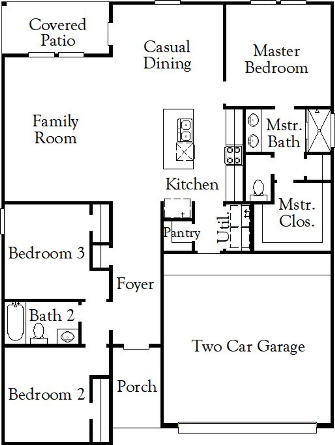2D floor plan layout of this home in Laurel Landing, Alvin, TX (Image 2). 2D floor plan layout of this home in Laurel Landing, Alvin, TX (Image 2).