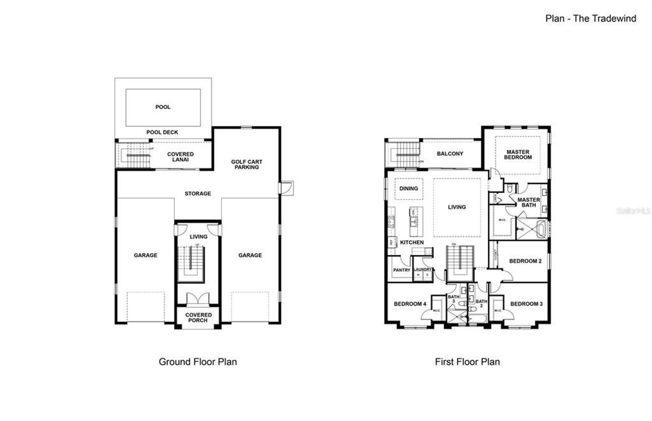 2D floor plan layout of this home in , Dunedin, FL (Image 2).