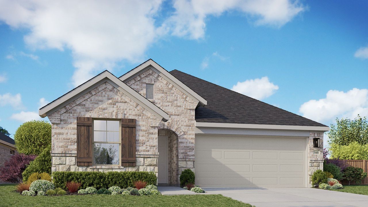 Elegant Residential Home Design: Single Family Architecture Layout