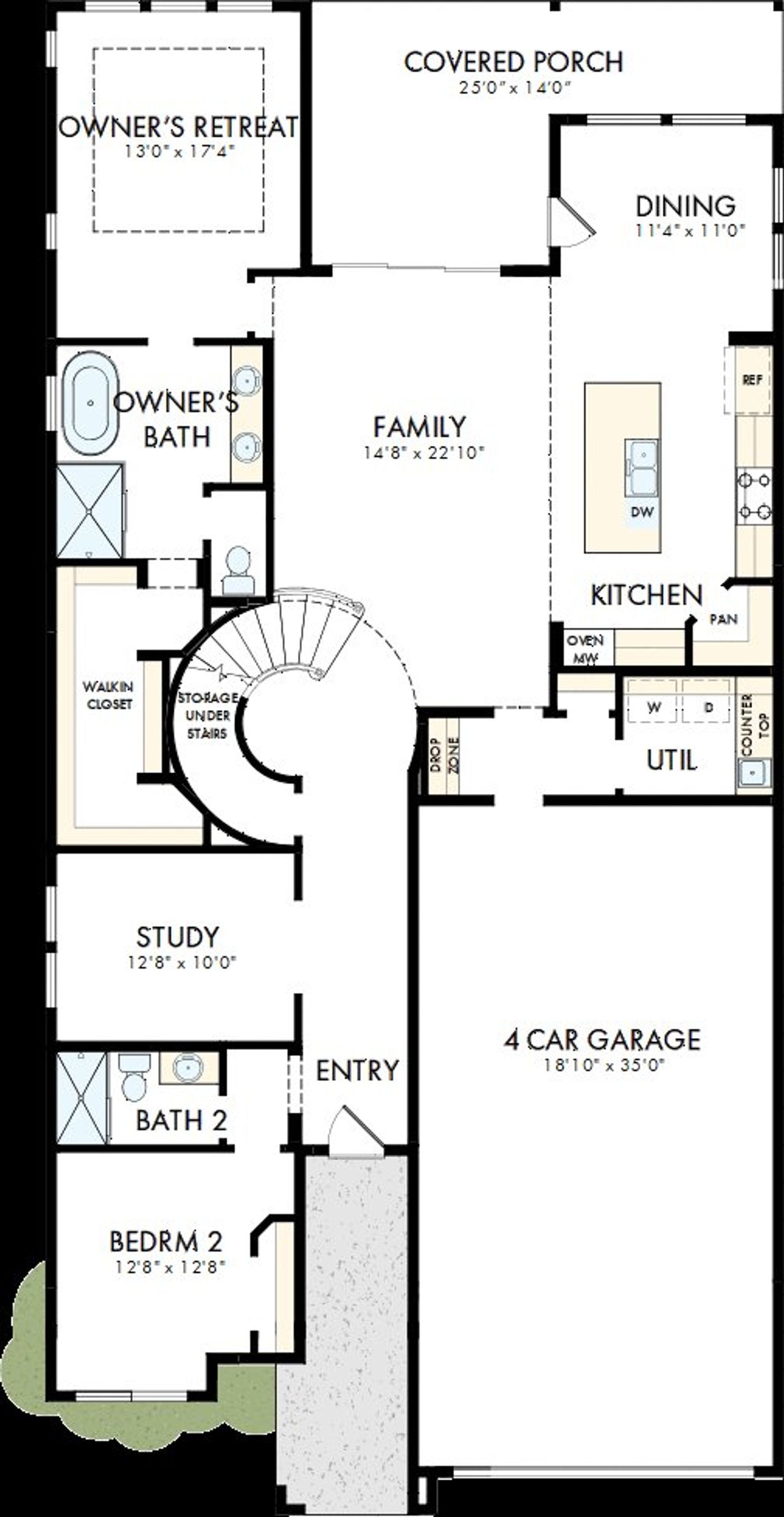 2D floor plan layout of this home in Furst Ranch, Bartonville, TX (Image 2). 2D floor plan layout of this home in Furst Ranch, Bartonville, TX (Image 2).