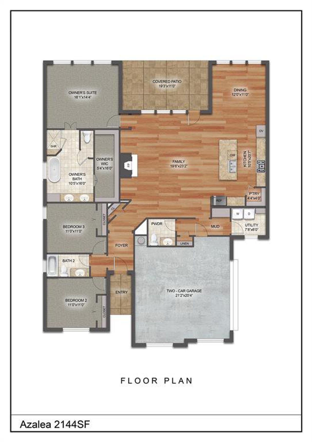 2D floor plan layout of this home in , Bridgeport, TX (Image 2).