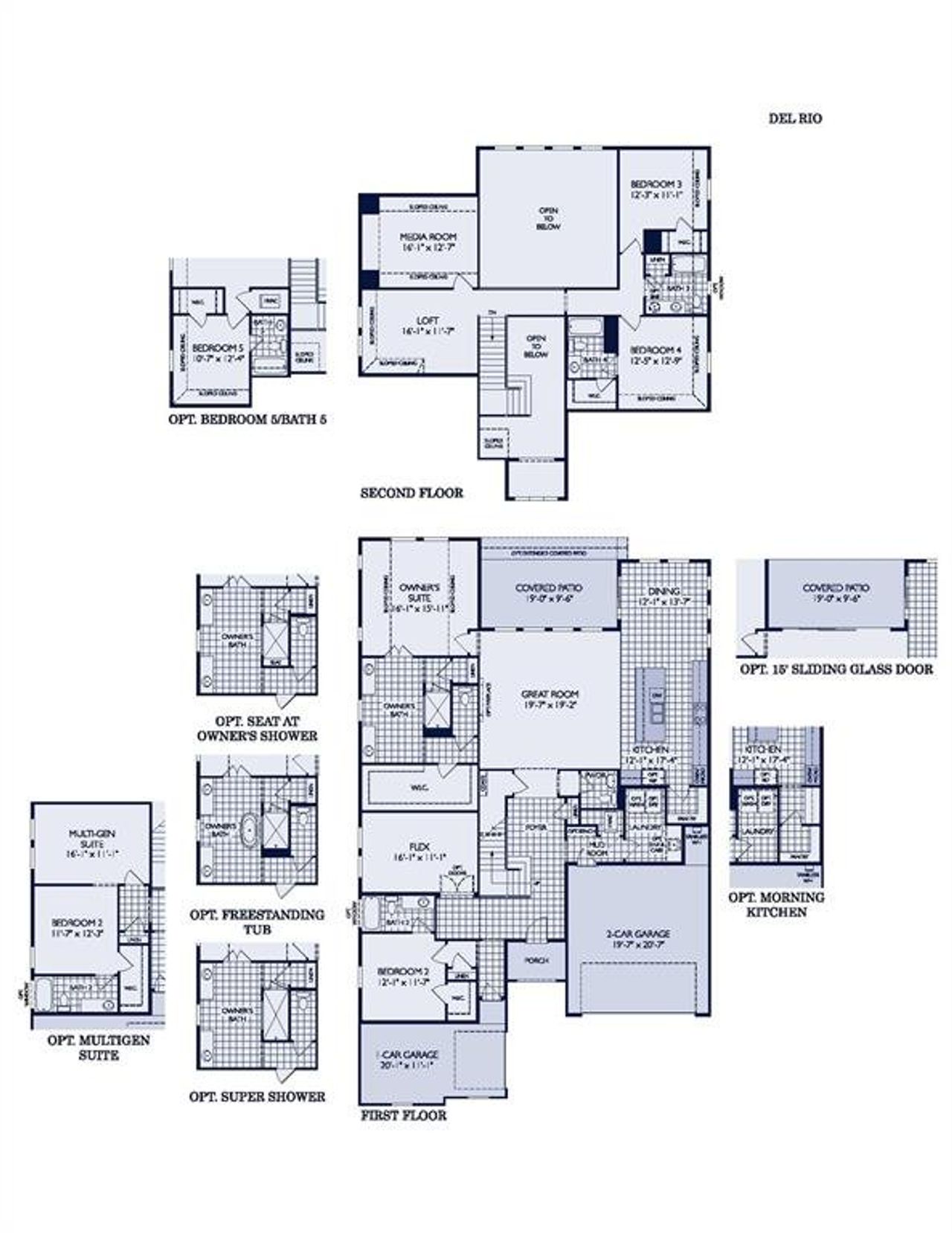 2D floor plan layout of this home in Wildflower Ranch, Fort Worth, TX (Image 2). 2D floor plan layout of this home in Wildflower Ranch, Fort Worth, TX (Image 2).