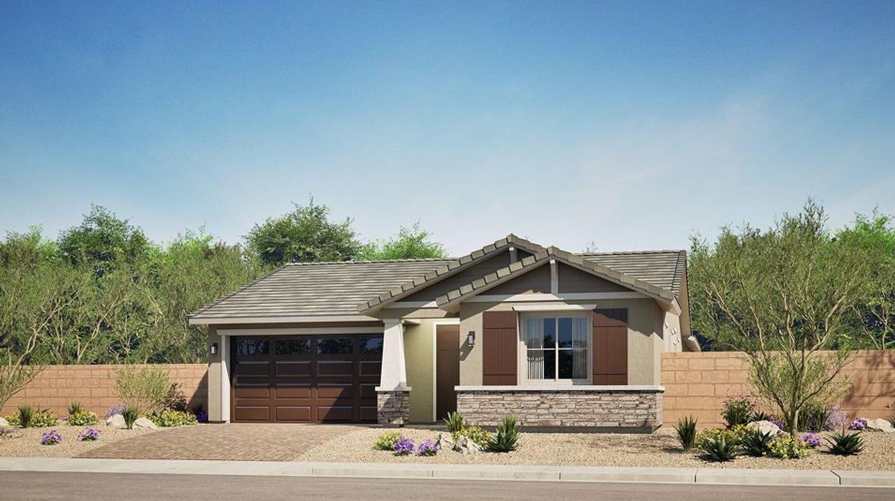 Horizon Saddleback Sage Craftsman Home Exterior