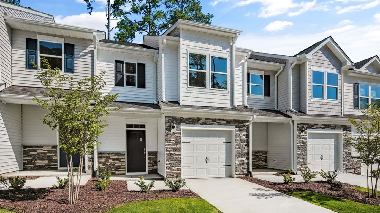 Representative exterior photo of a completed home built from the Denver by D.R. Horton in Copper Run South, Durham, NC (Image 2).