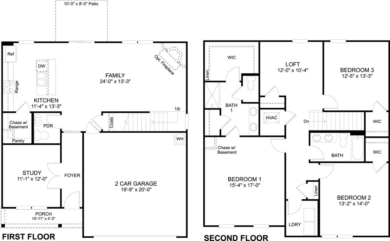 2D floor plan layout of this home in The Hideaway at Fox Meadows, Bluff City, TN (Image 2). 2D floor plan layout of this home in The Hideaway at Fox Meadows, Bluff City, TN (Image 2).