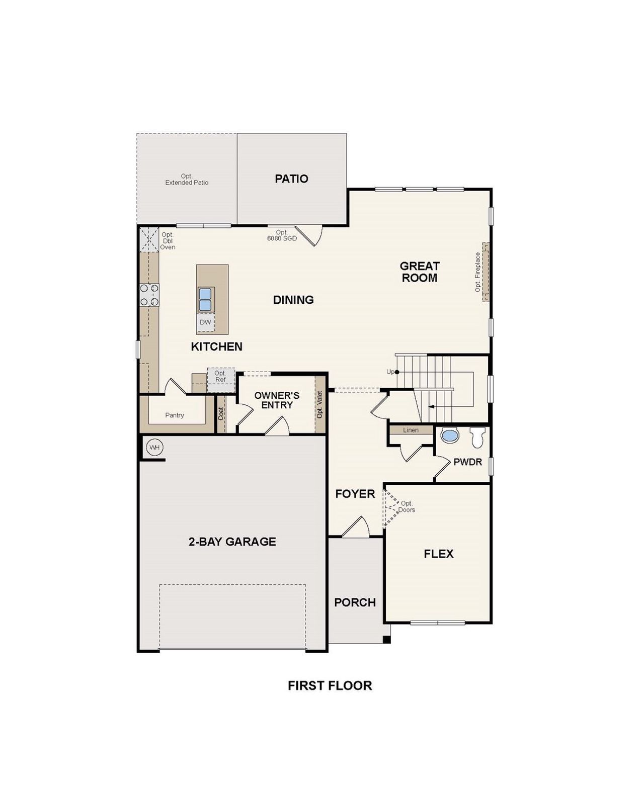 2D floor plan layout for the Red Cedar by Century Communities in Running Creek, Locust, NC (Image 2). 2D floor plan layout for the Red Cedar by Century Communities in Running Creek, Locust, NC (Image 2).