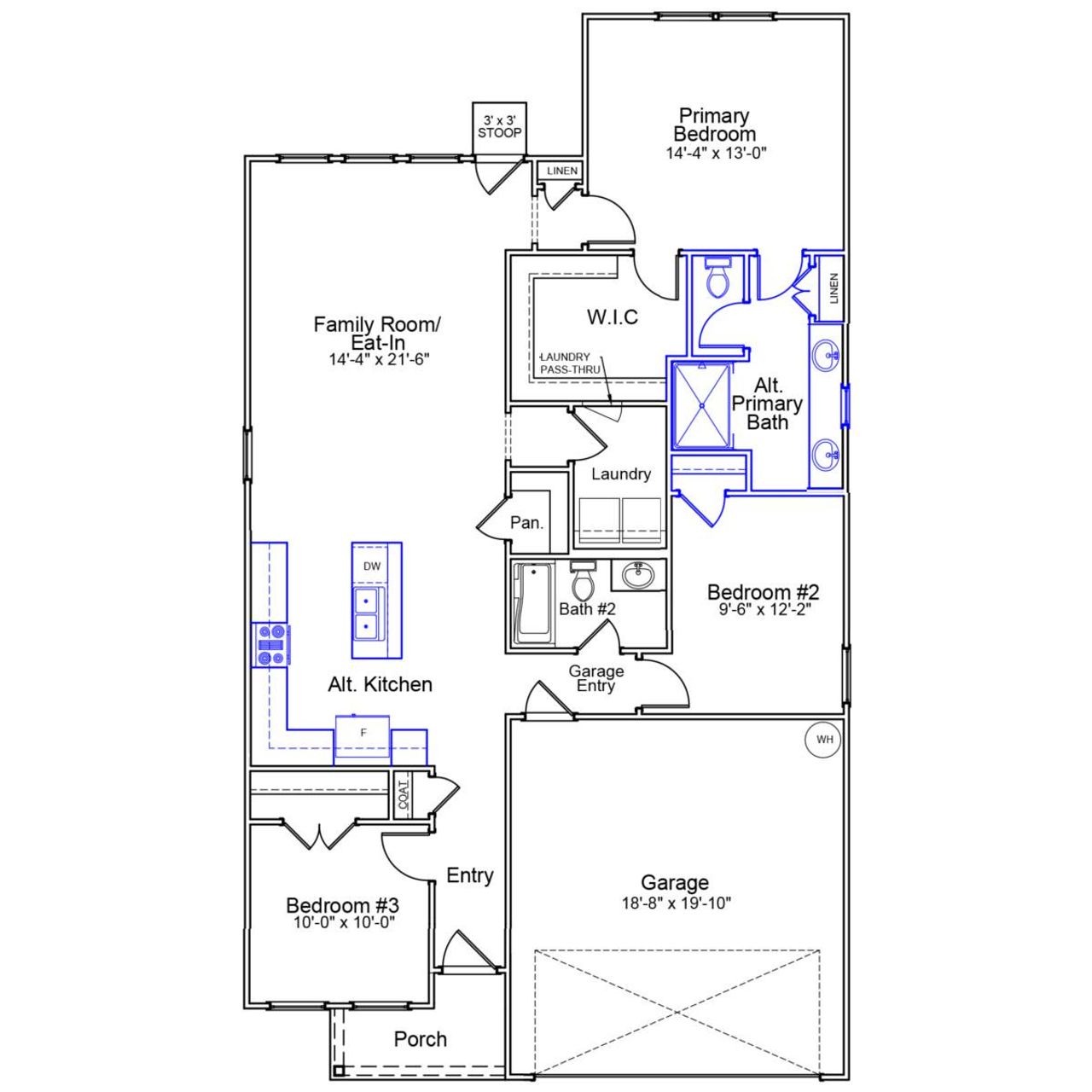2D floor plan layout of this home in Landmark Commons, Boiling Springs, SC (Image 2). 2D floor plan layout of this home in Landmark Commons, Boiling Springs, SC (Image 2).
