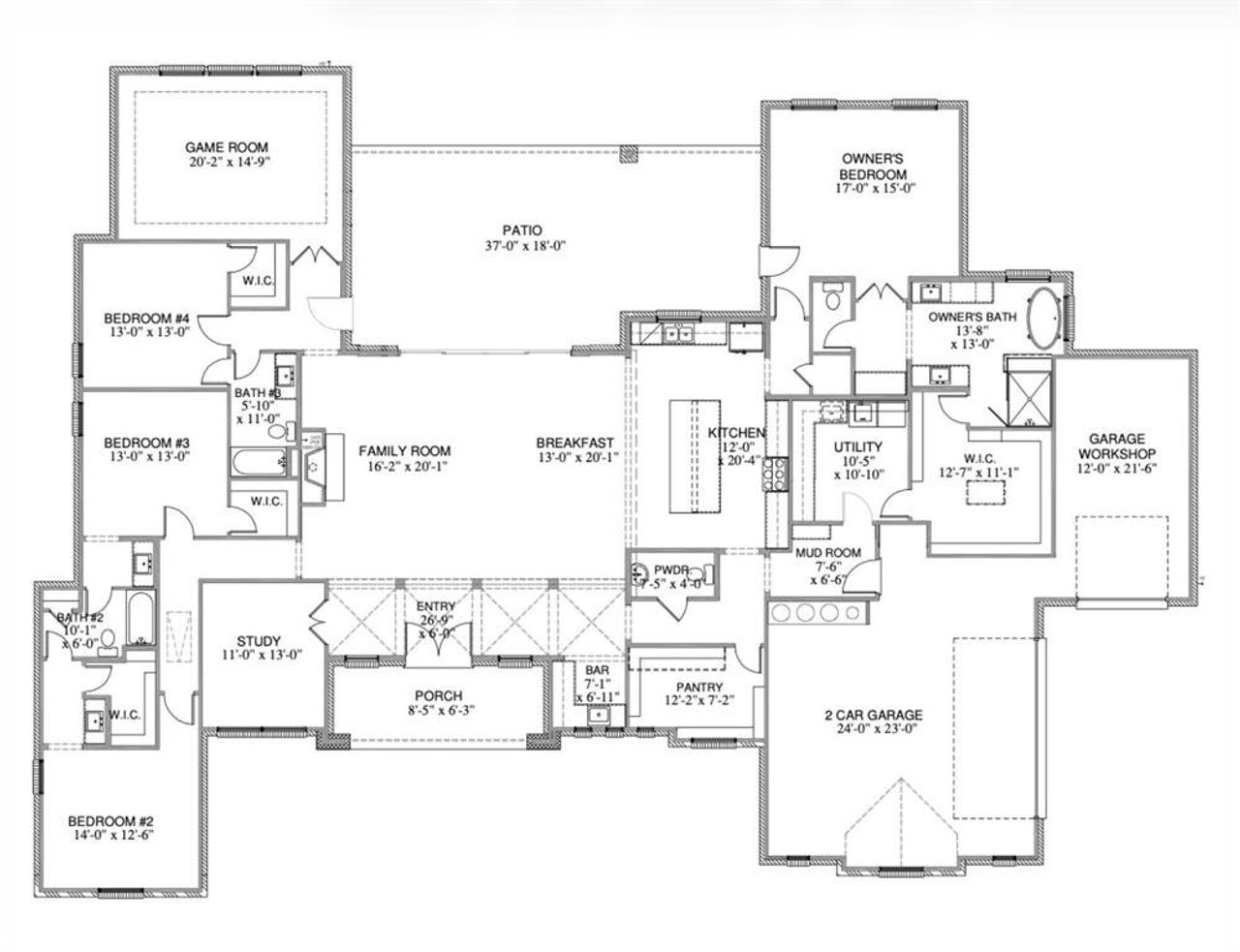 2D floor plan layout of this home in , Aledo, TX (Image 2). 2D floor plan layout of this home in , Aledo, TX (Image 2).