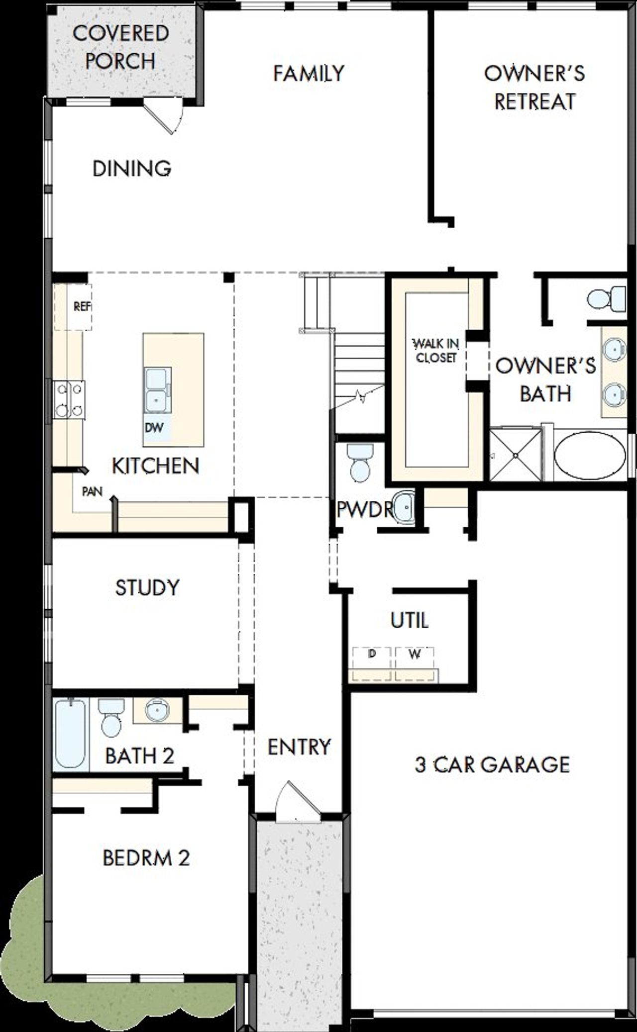 2D floor plan layout of this home in Legacy, League City, TX (Image 2). 2D floor plan layout of this home in Legacy, League City, TX (Image 2).