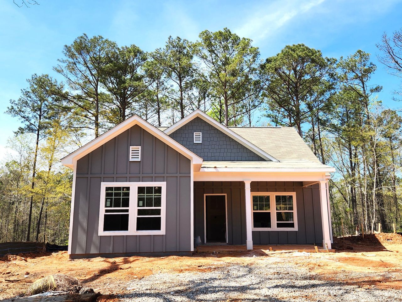 In-progress construction of a new home in Clemit Harris Place, Newnan, GA (Image 2).