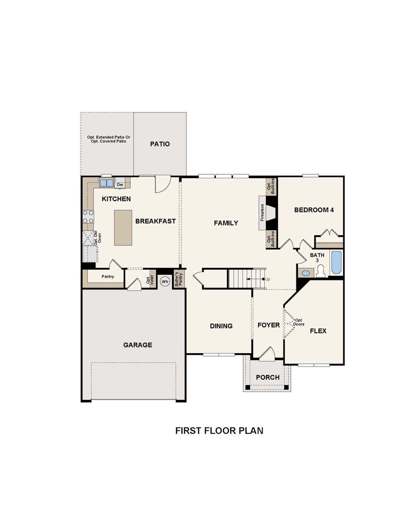 2D floor plan layout of this home in Oakhurst Manor, McDonough, GA (Image 2). 2D floor plan layout of this home in Oakhurst Manor, McDonough, GA (Image 2).