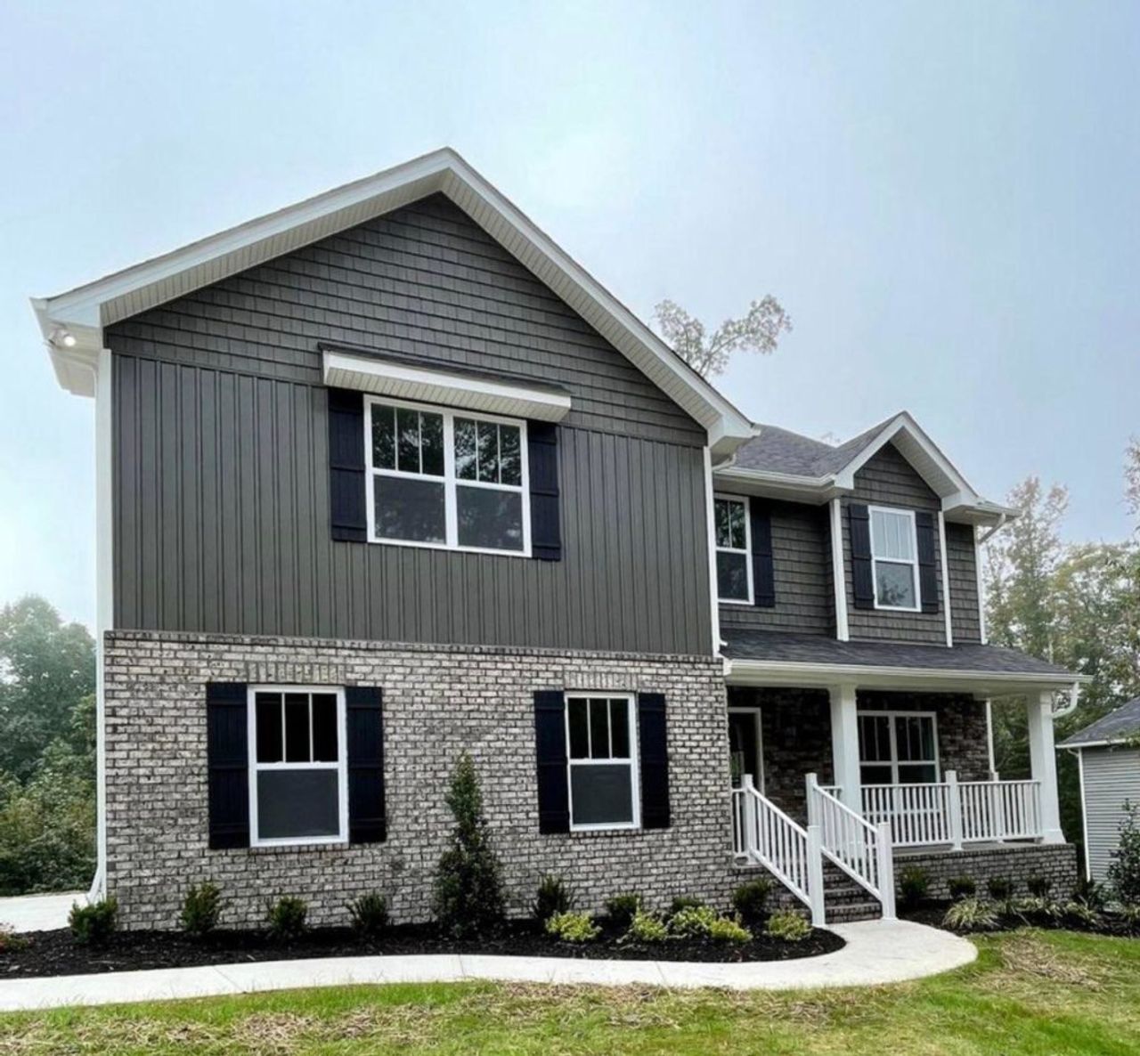 Representative exterior photo of a completed home built from the The Bartlett by Smithbilt Homes in Honey Oaks, Corryton, TN (Image 2).