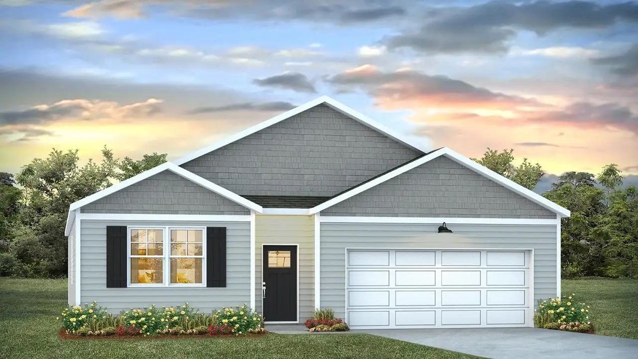 Representative exterior photo of a completed home built from the Cali by D.R. Horton in Fernhill Farms, Statesboro, GA (Image 2).