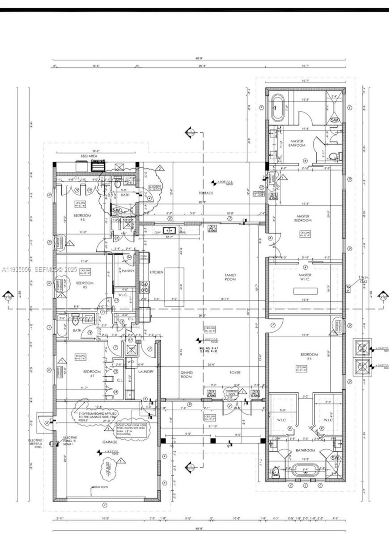 2D floor plan layout of this home in , Miami, FL (Image 2).