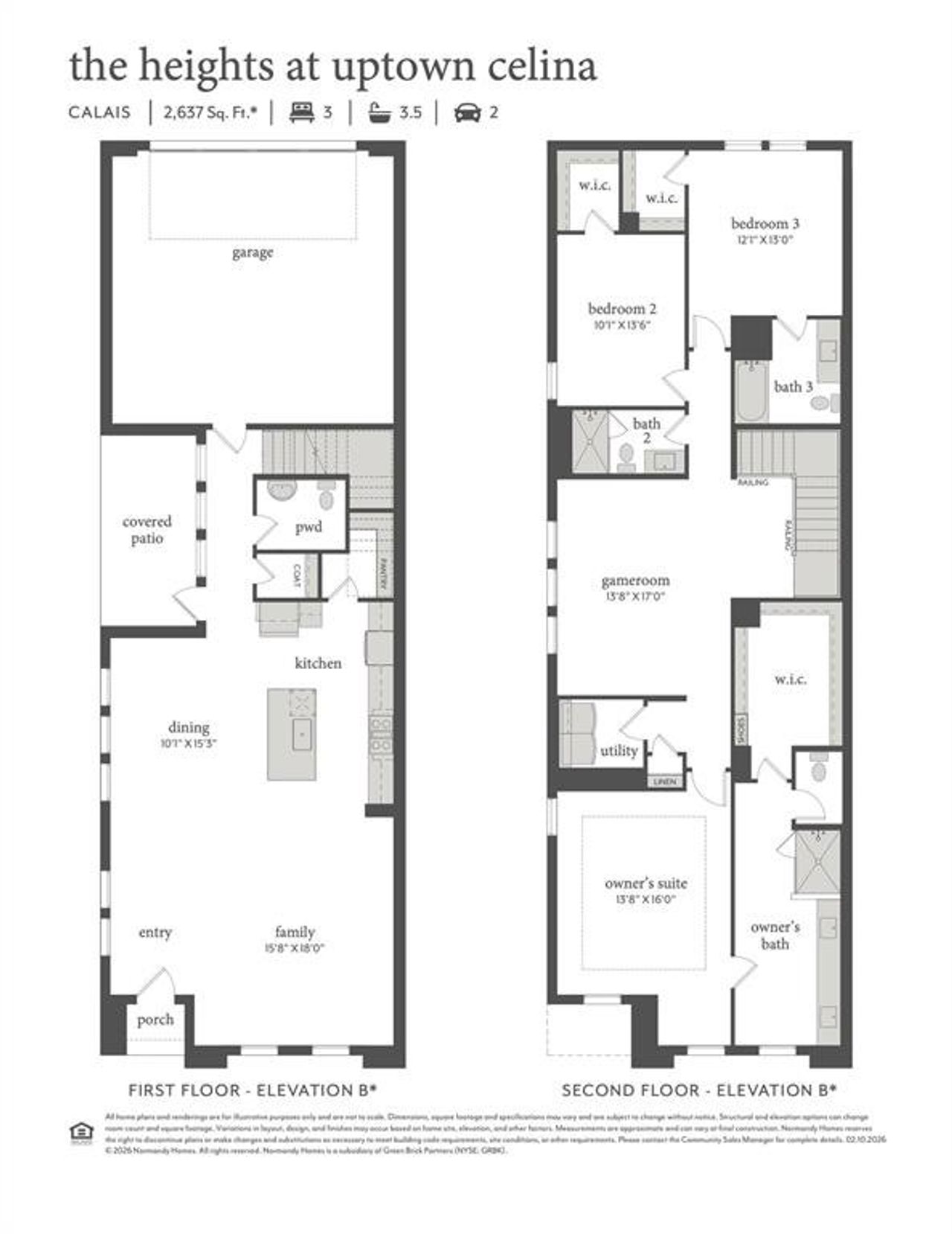 Featuring a wonderful blend of open and inviting living spaces with spacious bedrooms, our Calais plan offers everything you have been searching for!