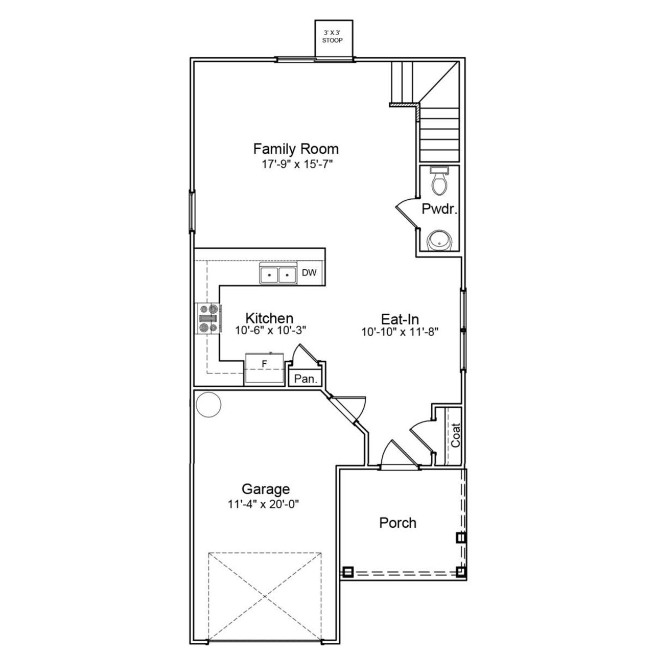 2D floor plan layout of this home in Ellington, Elgin, SC (Image 2).