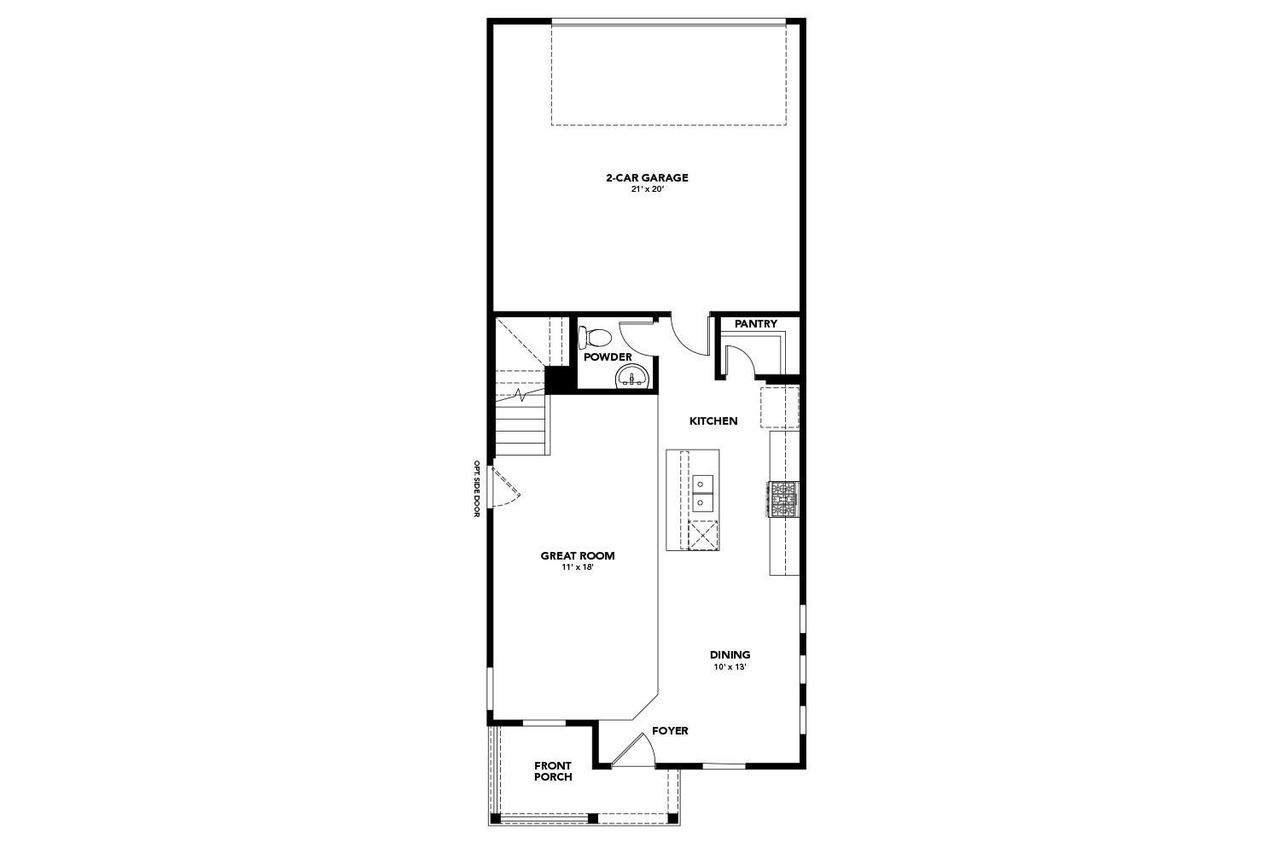 View of room layout