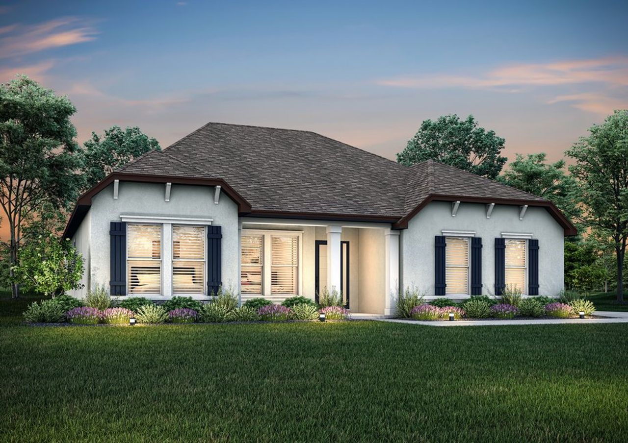 Dusk rendering of the Albany.