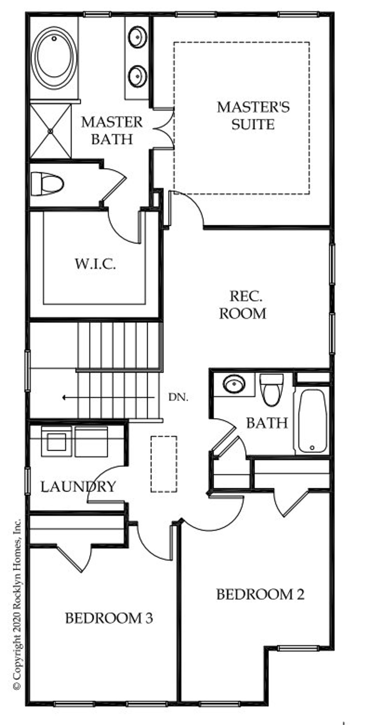 2D floor plan layout for the Crofton by Rocklyn Homes in Riverside, Conyers, GA (Image 2). 2D floor plan layout for the Crofton by Rocklyn Homes in Riverside, Conyers, GA (Image 2).