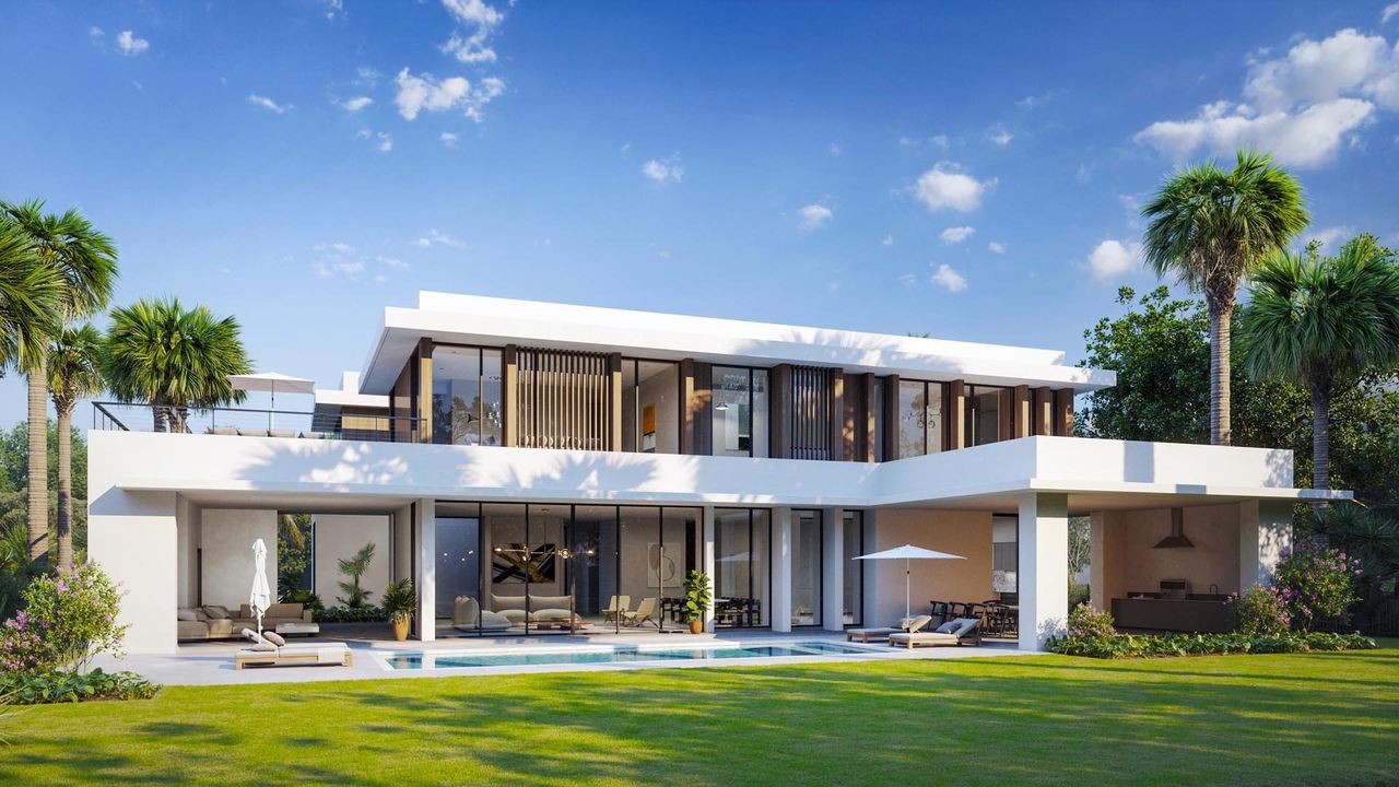 Representative exterior details of a home built from the GSTAAD by Centaur Holdings in Panther National, Palm Beach Gardens (Image 2).