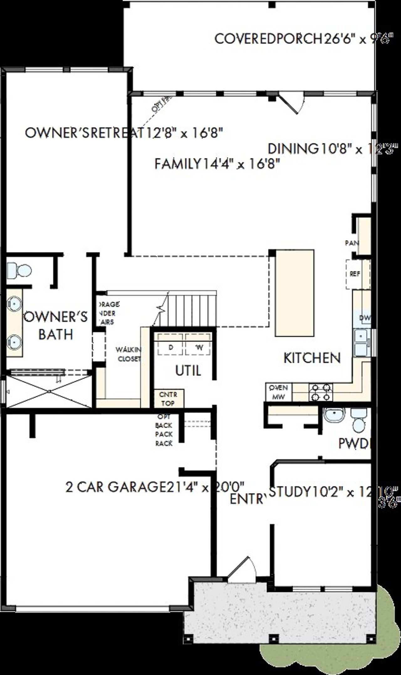 2D floor plan layout of this home in Davis Ranch 50', San Antonio, TX (Image 2). 2D floor plan layout of this home in Davis Ranch 50', San Antonio, TX (Image 2).