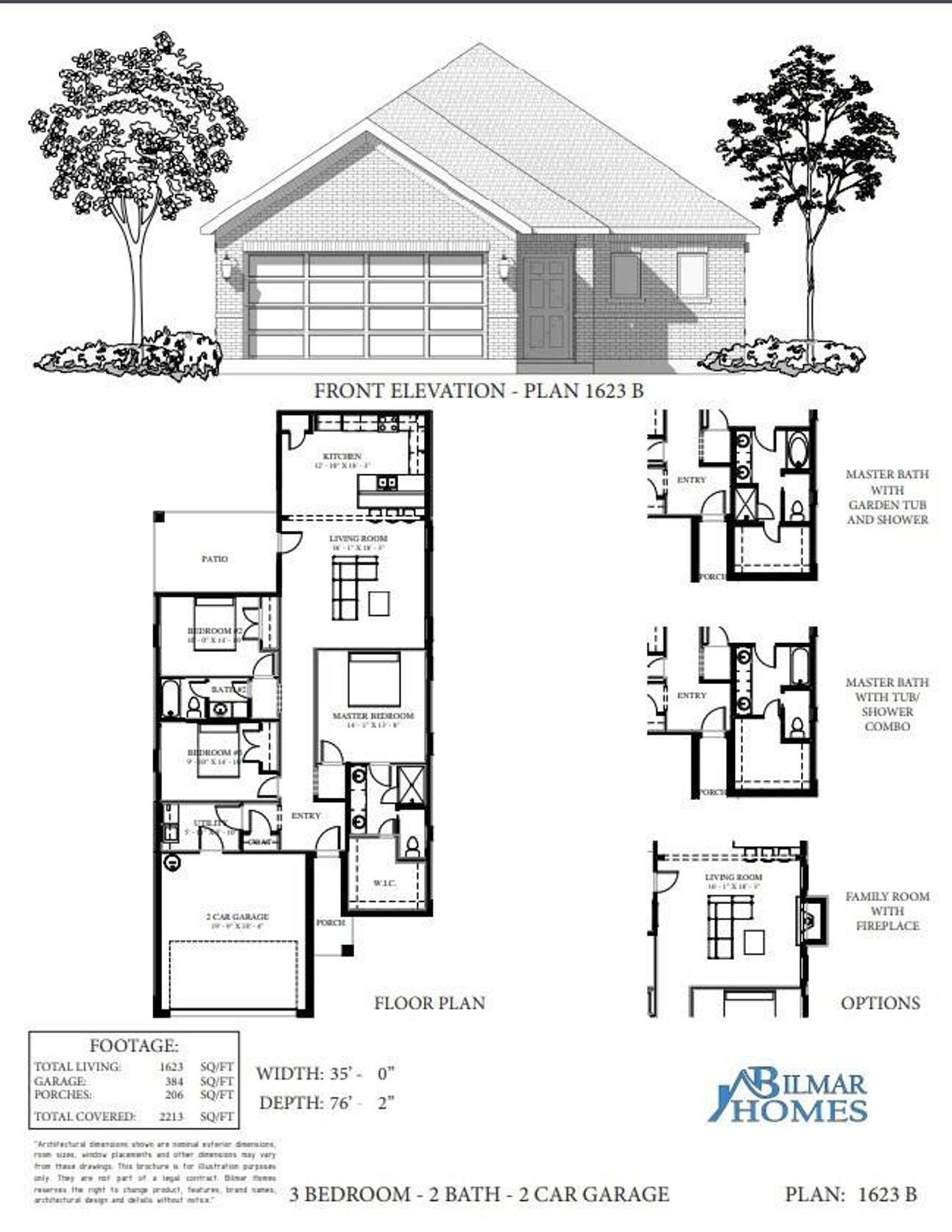 2D floor plan layout of this home in , Santa Fe, TX (Image 2).