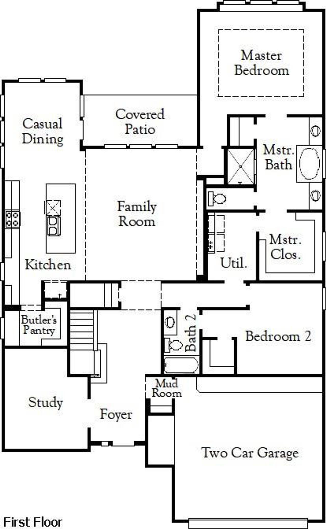 1st Floorplan - Representative Photo