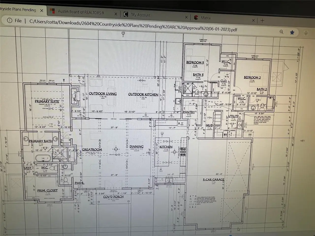 2D floor plan layout of this home in , Spicewood, TX (Image 2).