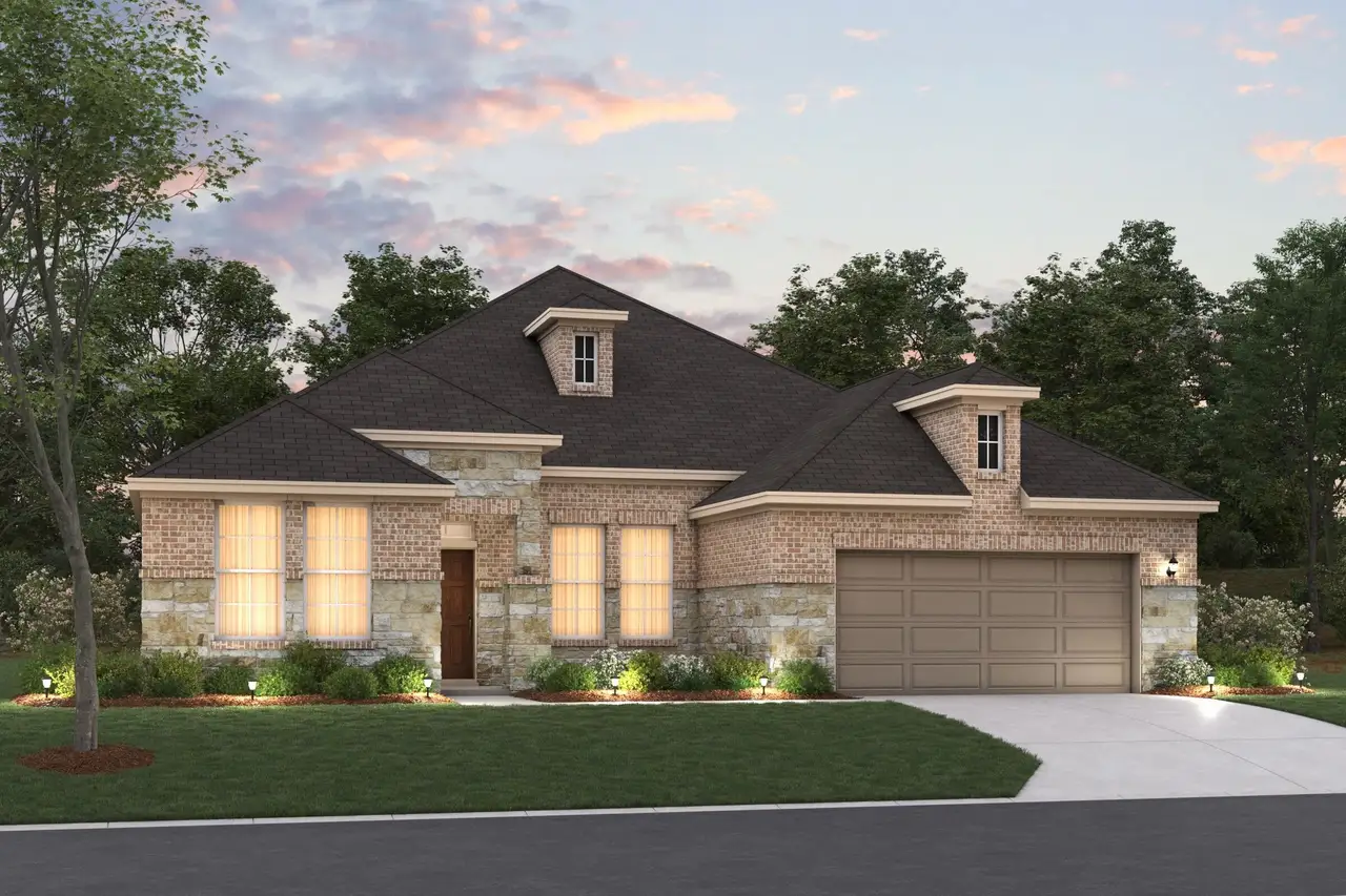 Highlander Elevation C - Optional Stone