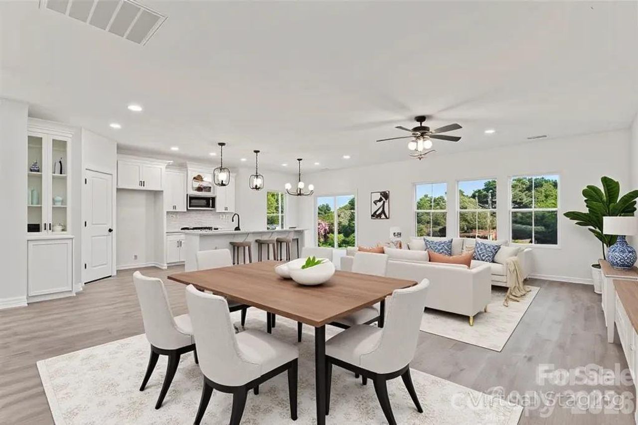 Furnished interior view inside a new home in , Granite Quarry (Image 2).