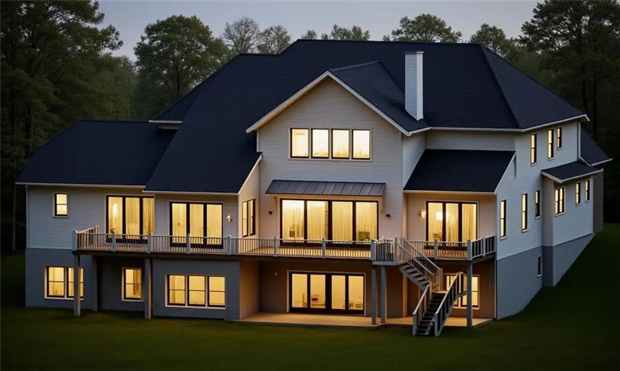 Front exterior of a new home in , Cumming, GA, highlighting curb appeal (Image 2).