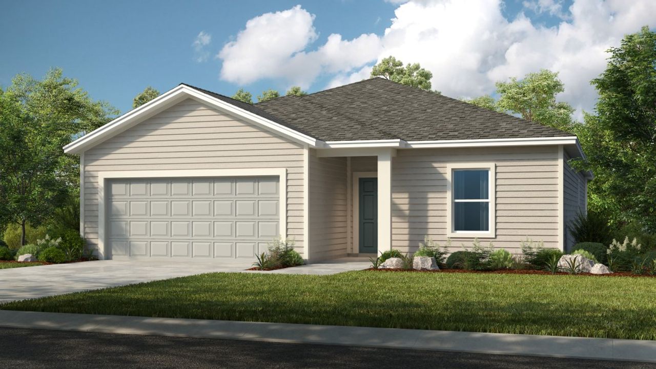 Representative exterior photo of a completed home built from the Hummingbird by Taylor Morrison in Coopers Meadow, Jacksonville, FL (Image 2).