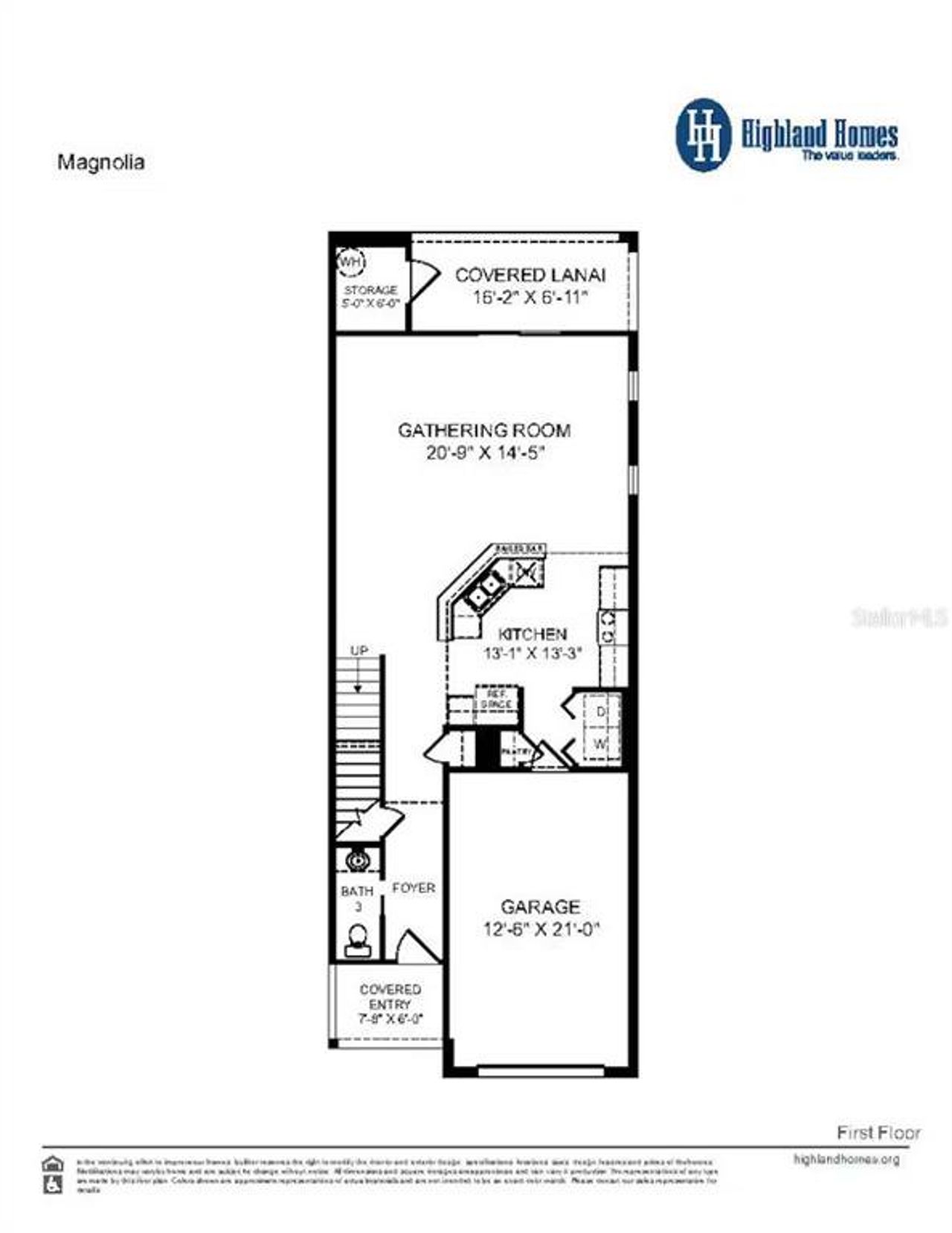 2D floor plan layout of this home in , Plant City, FL (Image 2).