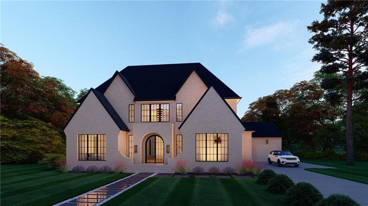 Front exterior of a new home in , Atlanta, GA, highlighting curb appeal (Image 2).