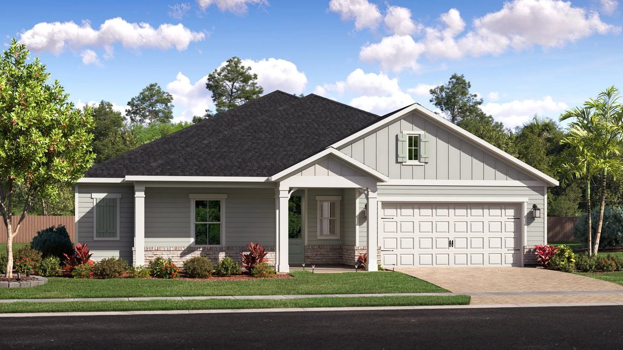 Front view of Exterior B
