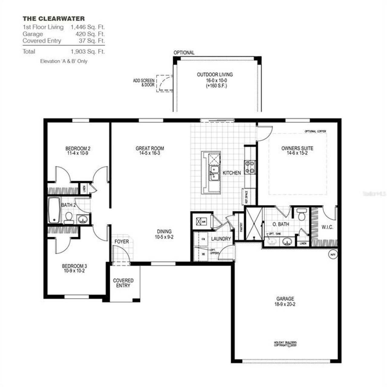 2D floor plan layout of this home in , Port Charlotte, FL (Image 2).