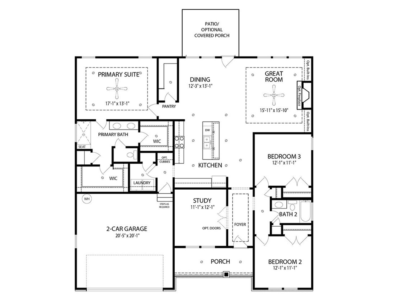 Sugar Creek B, GY Floor Plan Sugar Creek B, GY Floor Plan