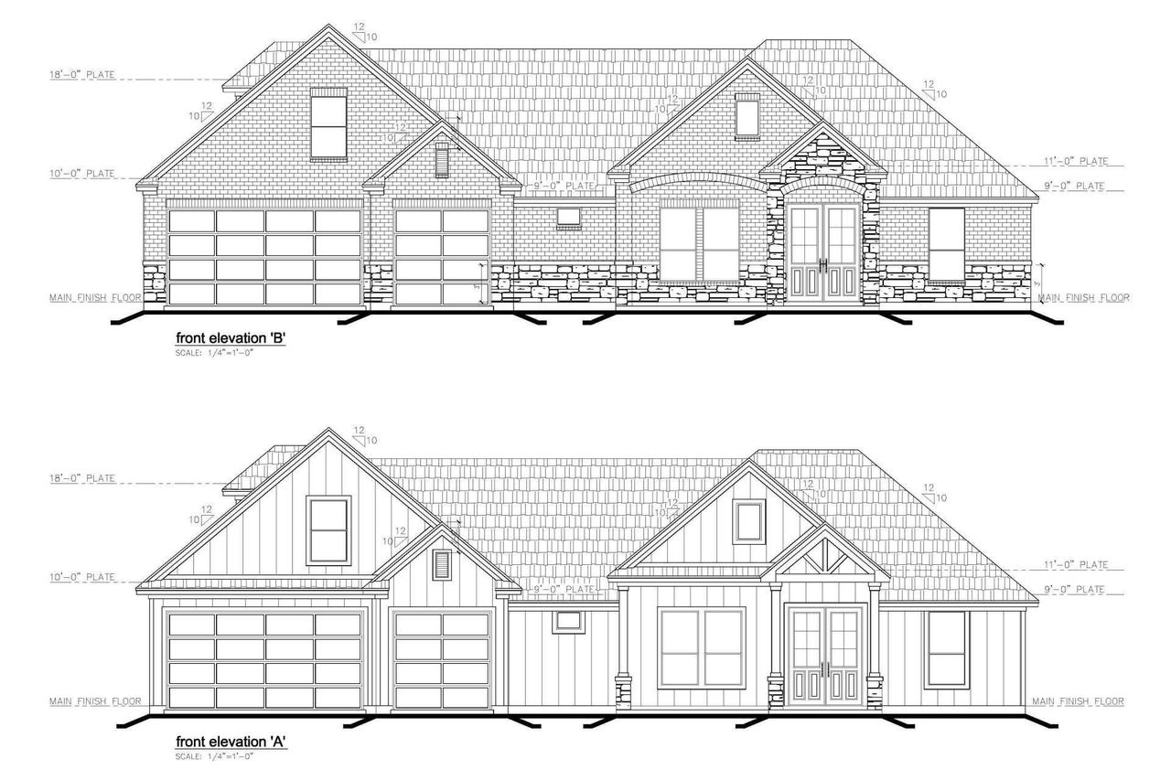 Representative rendering of the exterior for the Model 2306 by Debo Homes (Image 2).