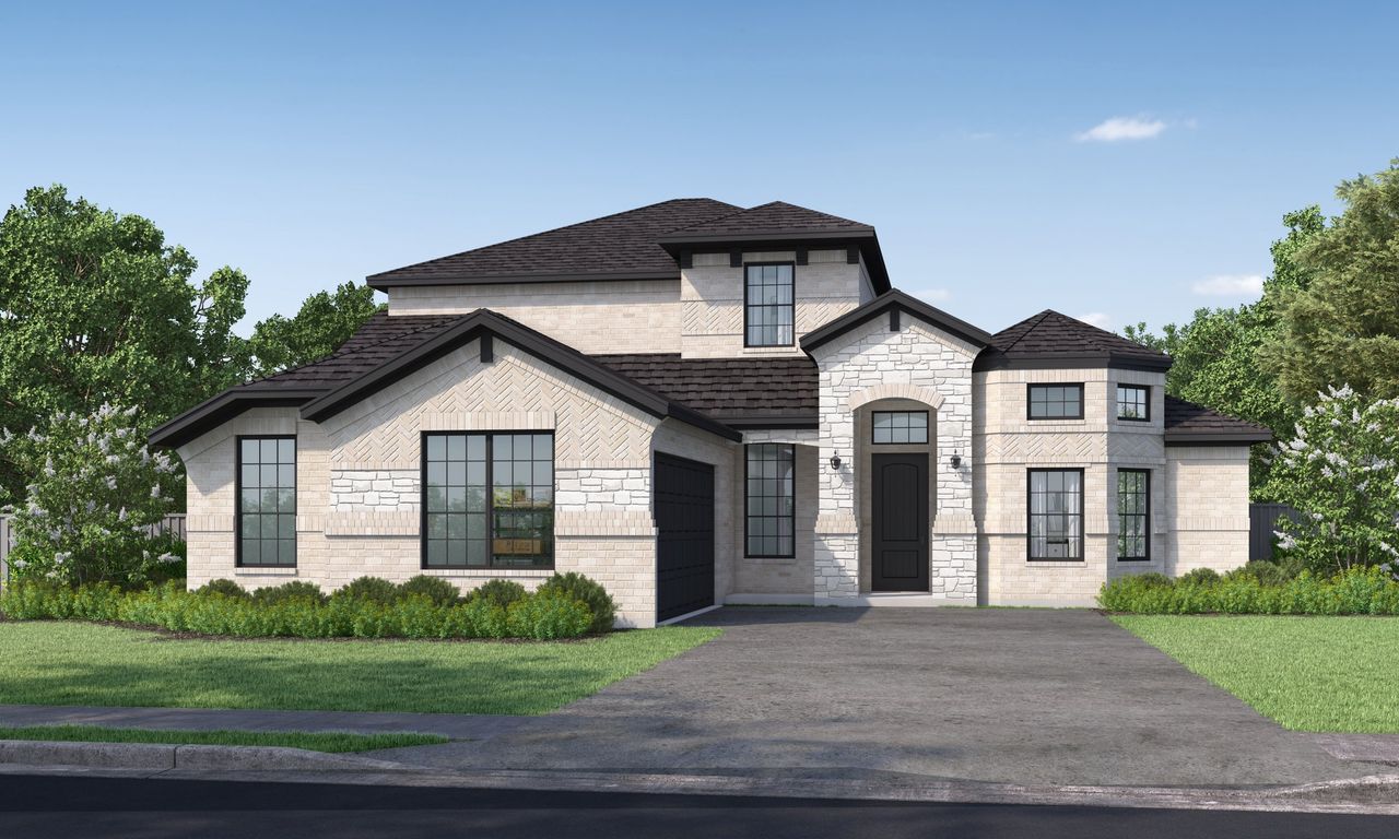 Representative exterior photo of a completed home built from the Charleston by Altura Homes in Forest Ridge Estates, Greenville, TX (Image 2).