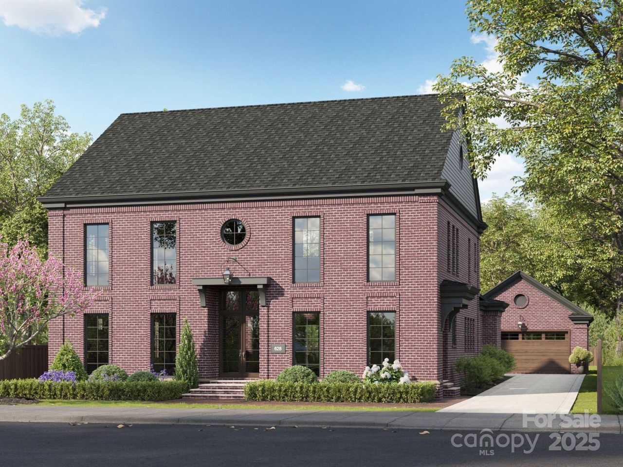 Front exterior of a new home in , Charlotte, NC, highlighting curb appeal (Image 2).